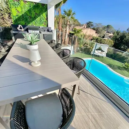 Luxe Palmerey 10 Pax Piscine Spa Vue Mer Villa Saint-Raphael (Var)